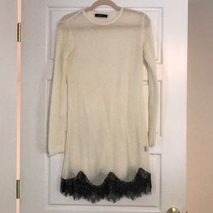 Zara knit sheer sweater
